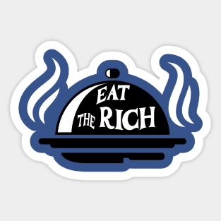 eat the rich bbq Sticker